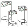 Apple Harvest Plant Stands - Set of 3 - Ready to Ship